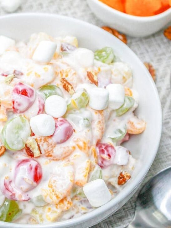 Ambrosia Salad with No Coconut Salad Recipe 9 -