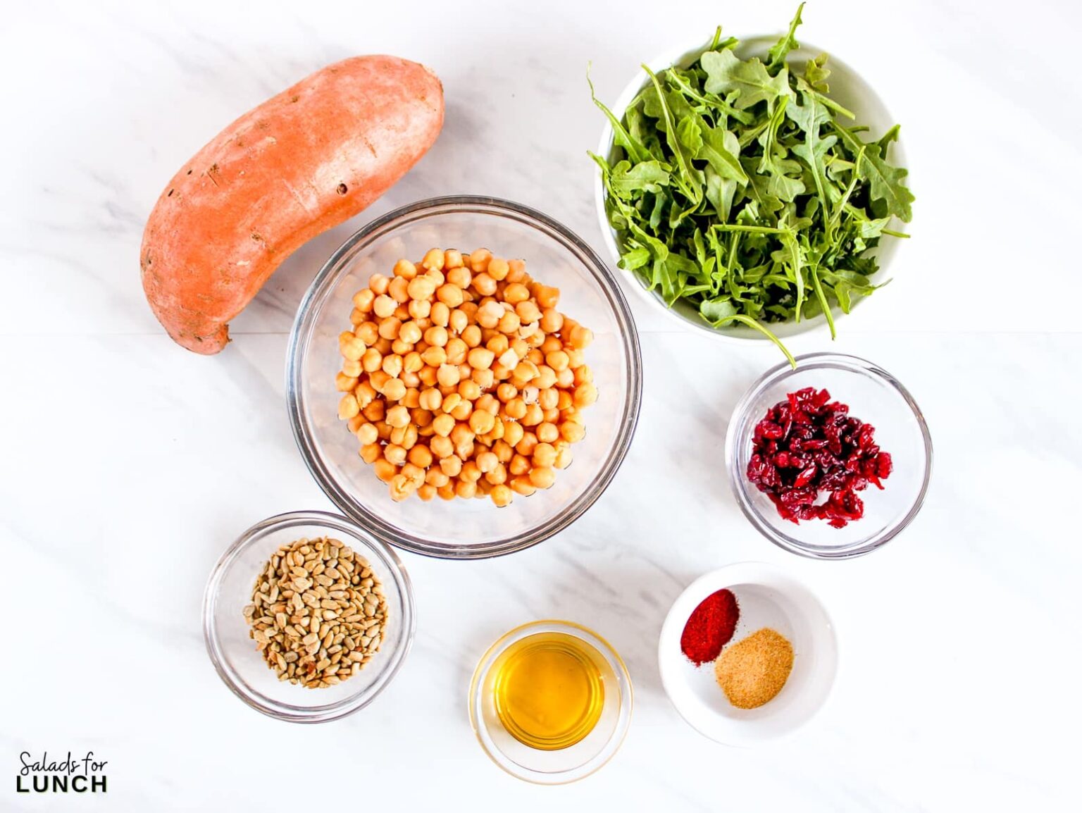 Sweet Potato and Chickpea Salad with Creamy Tahini Dressing Recipe ...