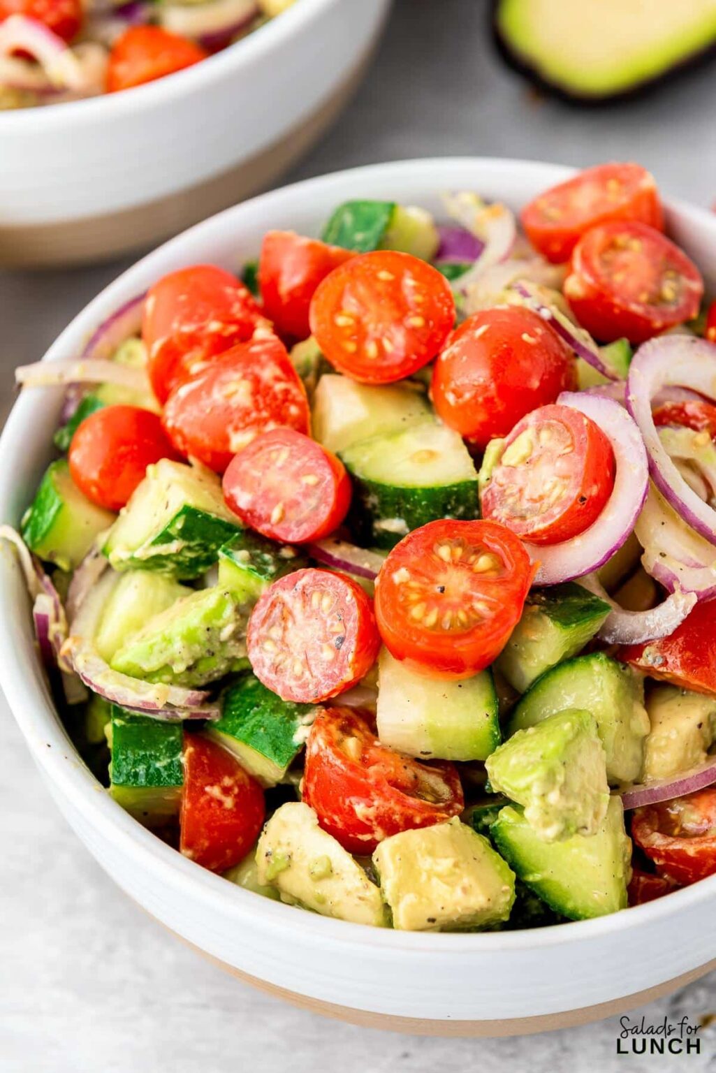 Photo inspiration: Gallery Detail: Refreshing Cucumber And Tomato Avocado Salad Recipe