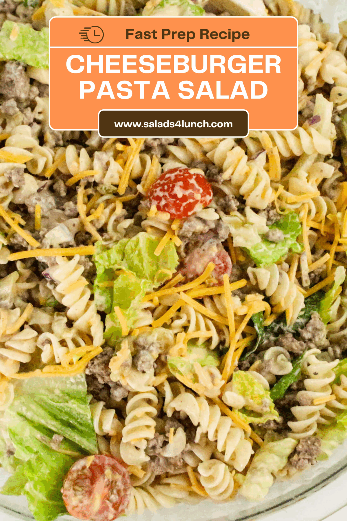 Cheeseburger Pasta Salad - Creamy Cheeseburger Pasta Salad Recipe Creamy Cheeseburger Pasta Salad Recipe - Move over boring potato salad—there’s a new dish in town and it tastes just like your favorite cheeseburger! This cheeseburger pasta salad is everything you love about a juicy burger all mixed up into a creamy, crave-worthy pasta salad.
