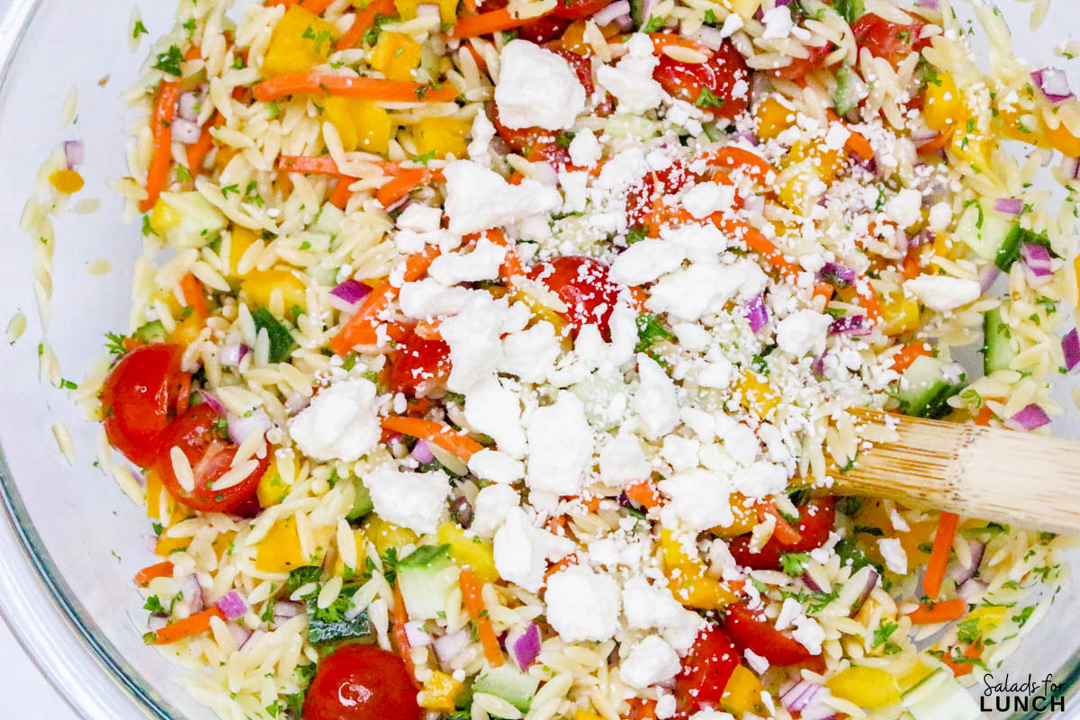 Rainbow Orzo Salad - Rainbow Orzo Salad Recipe 10 Rainbow Orzo Salad Recipe 10 - This Rainbow Orzo Salad is a colorful, veggie-packed dish that’s quick to make and full of bright, fresh flavors. Tossed in a simple lemony dressing, it’s perfect as a light meal or a vibrant side dish.