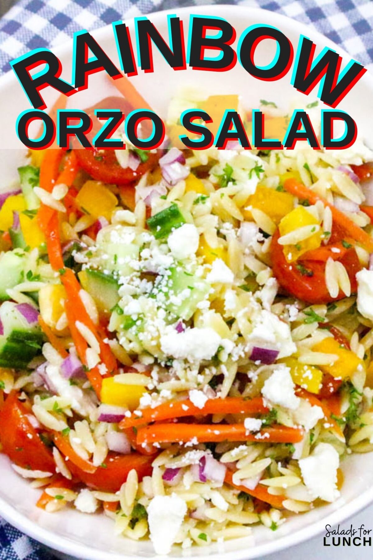 Rainbow Orzo Salad - Rainbow Orzo Salad Recipe Rainbow Orzo Salad Recipe - This Rainbow Orzo Salad is a colorful, veggie-packed dish that’s quick to make and full of bright, fresh flavors. Tossed in a simple lemony dressing, it’s perfect as a light meal or a vibrant side dish.