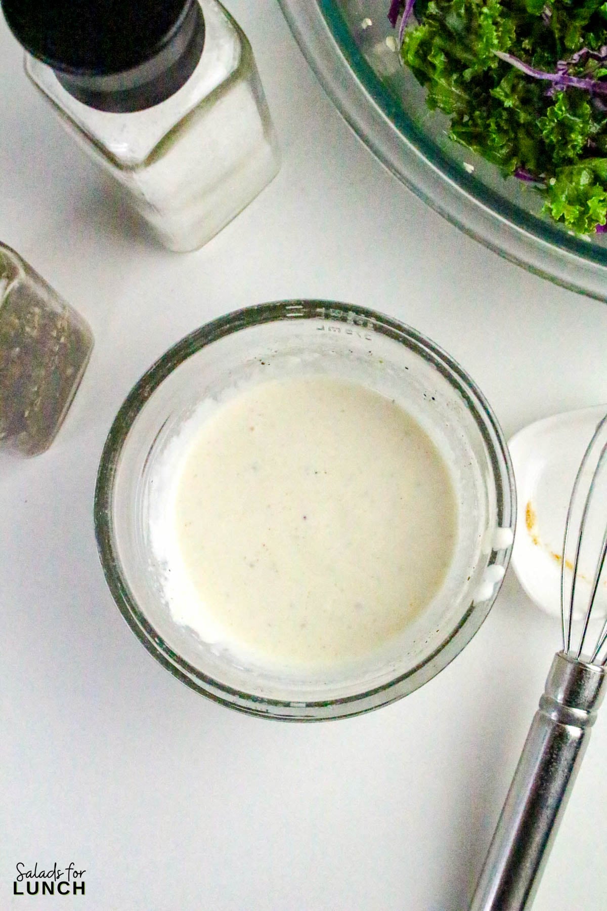 Creamy Kale Salad Recipe 15 - Kale lovers, this one’s for you! This Chopped Kale Salad recipe is crunchy, creamy, and downright crave-worthy. It’s made with tender massaged kale, crisp veggies, and a tangy homemade creamy salad dressing that ties everything together. Whether you’re serving this salad as a side dish or enjoying it as an easy healthy lunch salad recipe, this one’s a winner.