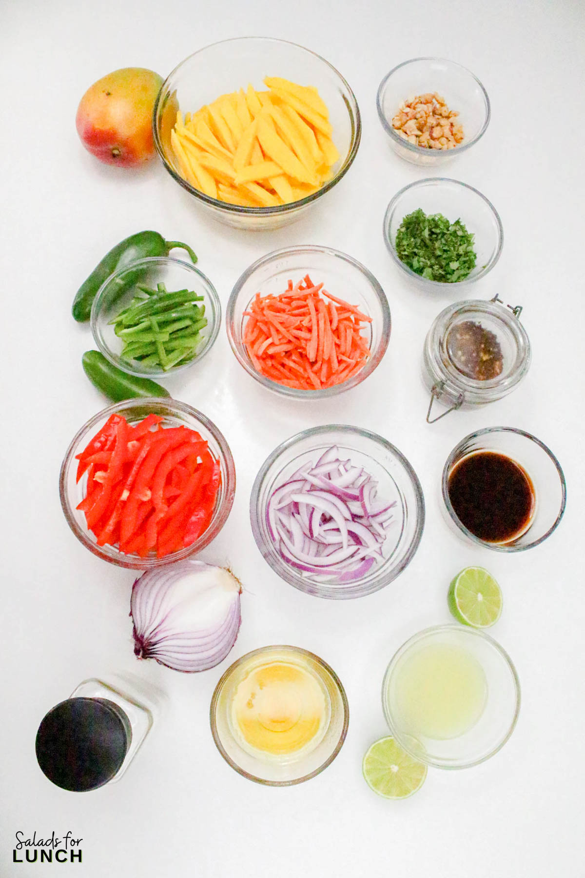 Spicy Mango Salad Recipe 1 - This spicy mango salad combines sweet, ripe mangoes with crisp vegetables and a tangy chili-lime dressing for a fresh, bold side dish. It's quick to toss together and pairs well with grilled meats or tacos.