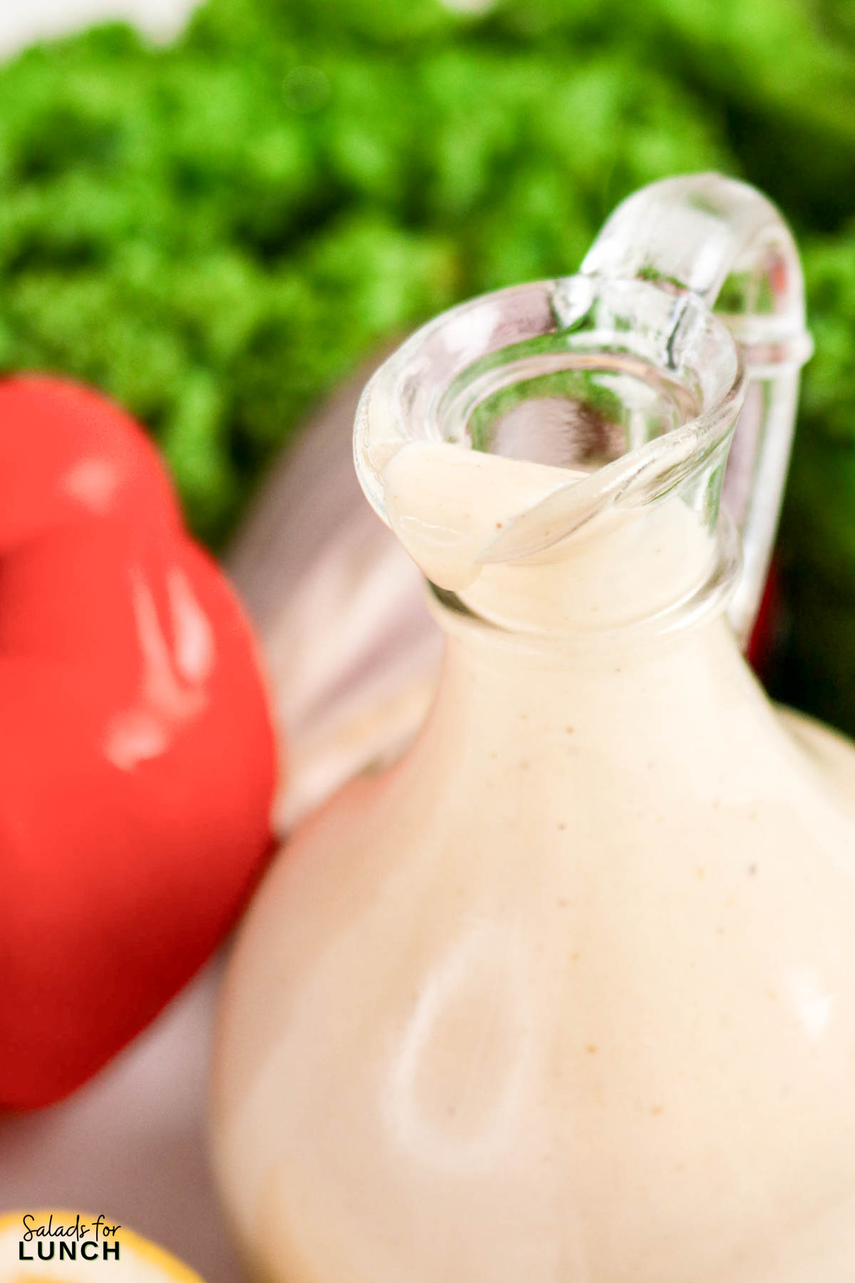 Creamy Lemon Tahini Dressing Recipe 14 - Bright, nutty, and creamy with just the right amount of tang—this Creamy Lemon Tahini Salad Dressing recipe is one of those staples you’ll want to keep in your fridge all week long. It’s smooth enough to drizzle over salads, hearty enough to coat roasted veggies, and versatile enough to double as a tasty Lemon Tahini Vegetable Dip.