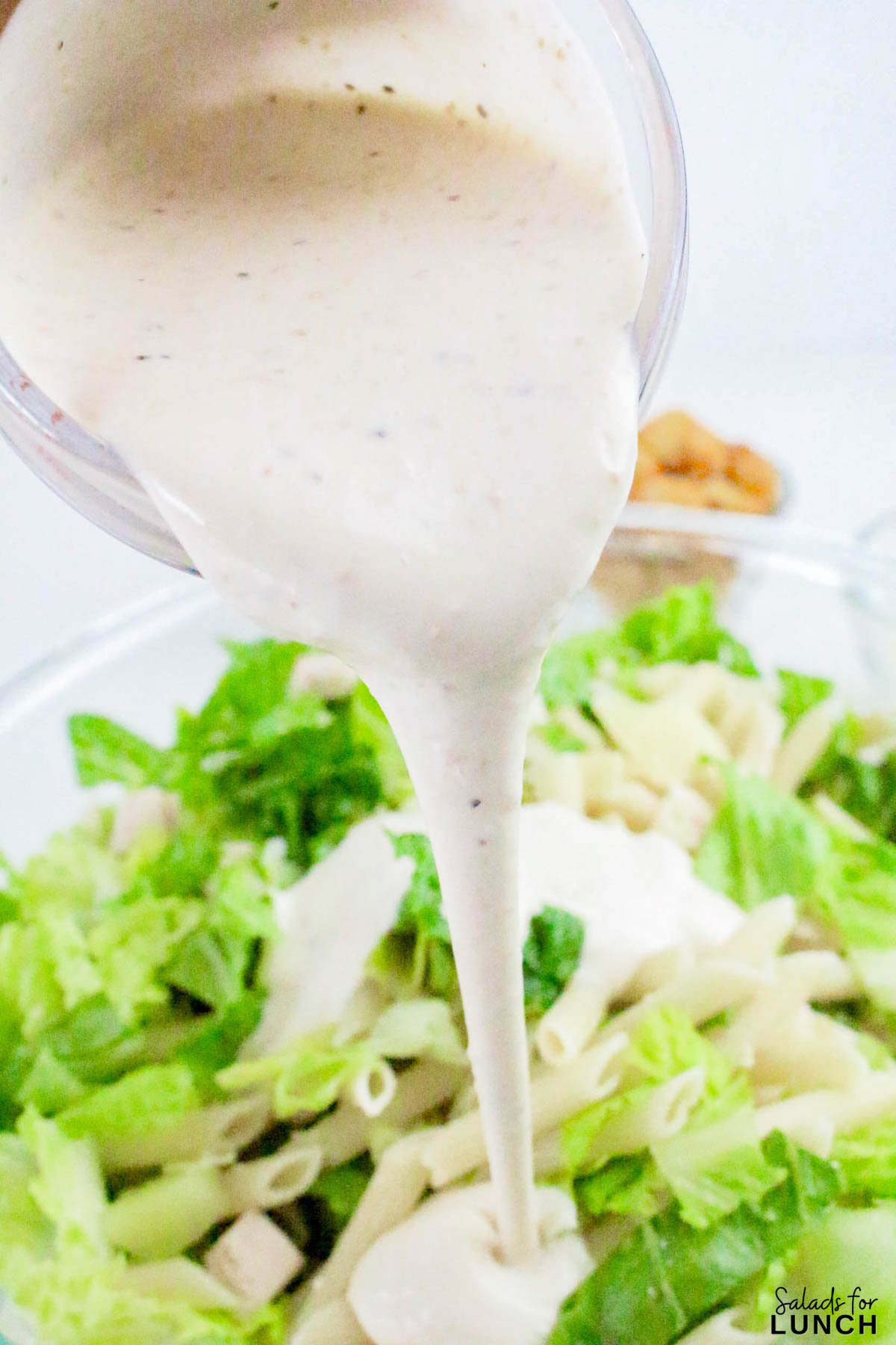 Caesar Pasta Salad Recipe 6 - If you love Caesar salad and pasta salad, then this Pasta Caesar Salad Recipe is going to be your new obsession! It’s got everything we adore about the traditional Caesar — crisp romaine, crunchy croutons, and a creamy, tangy dressing — mixed together with tender pasta for that hearty, satisfying bite. This Caesar Pasta Salad with Homemade Dressing is a total crowd-pleaser for potlucks, family dinners, or an easy weekday lunch.