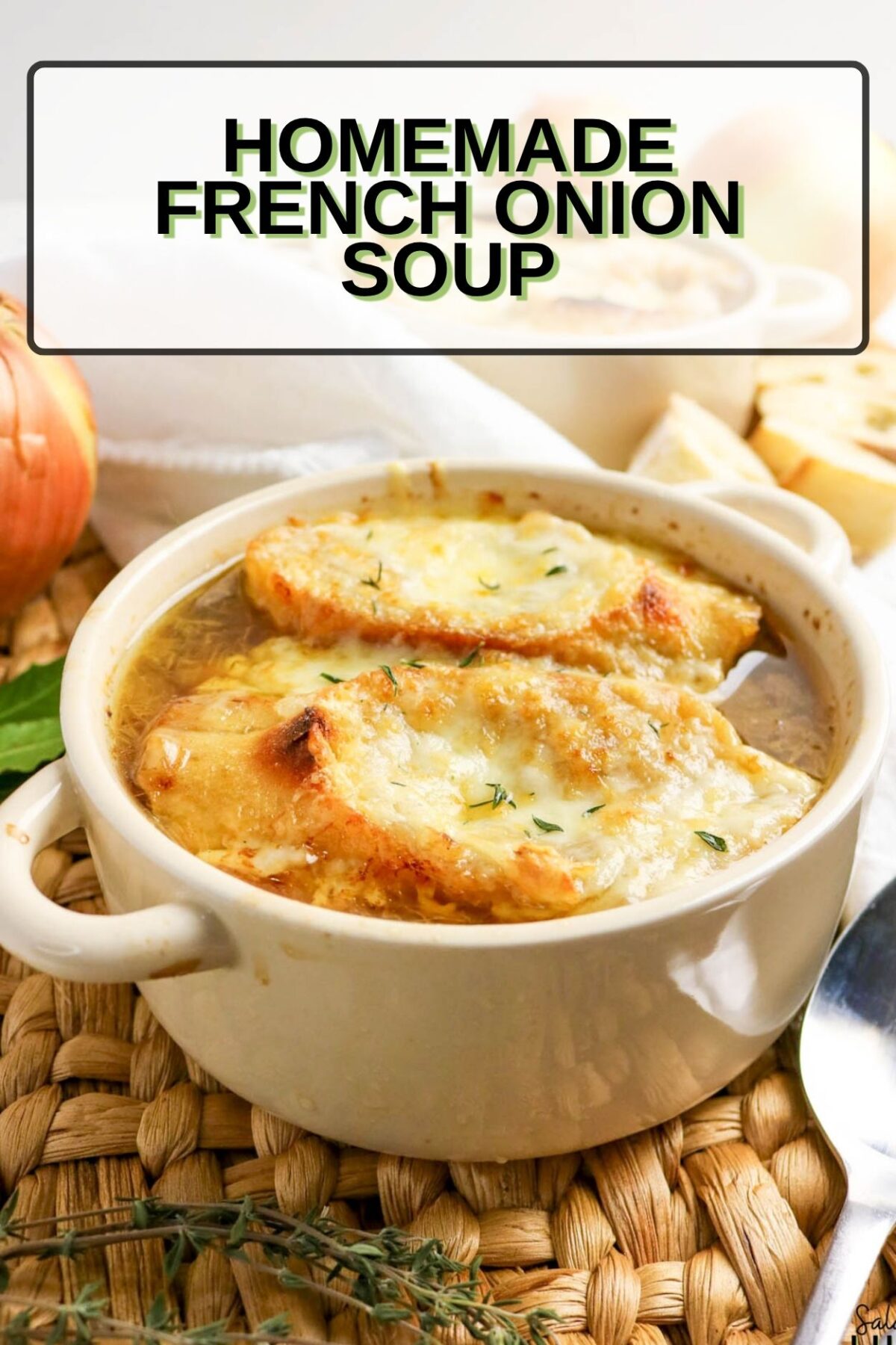 French Onion Soup Recipe - Warm, comforting, and full of rich flavor — this classic Homemade French Onion Soup is everything you crave on a chilly day!