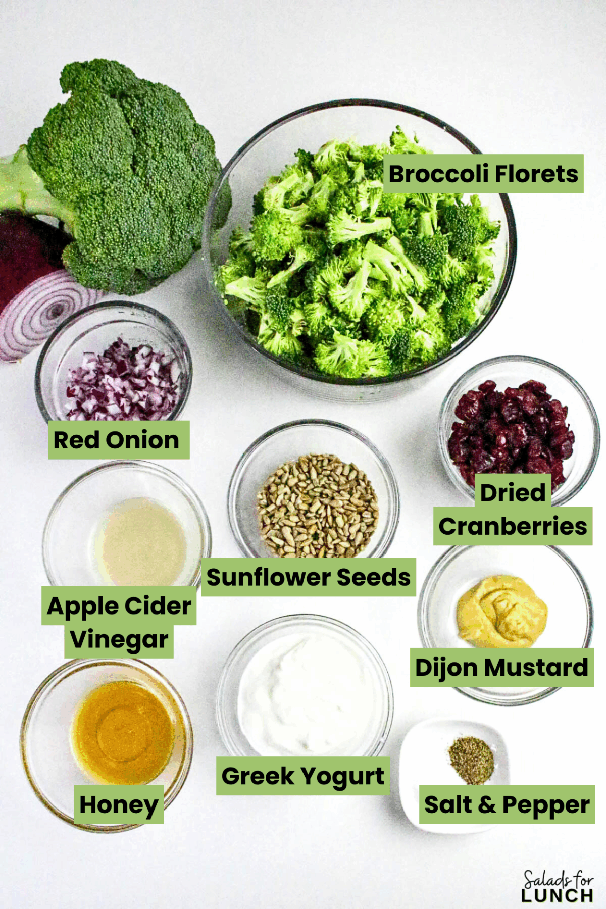 No Mayo Broccoli Salad Ingredients - If you’re looking for a fresh, crunchy, and creamy side dish that doesn’t rely on mayo, this Healthy Broccoli Salad without Mayo is about to become your new go-to. It’s light, tangy, and full of flavor — a refreshing twist on the classic potluck favorite. The secret? A Greek yogurt dressing that brings all the creaminess you crave, without the heaviness of mayonnaise.