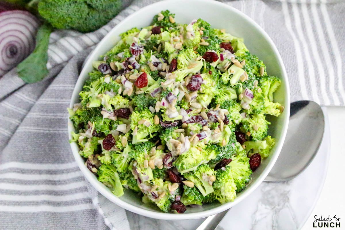 No Mayo Creamy Broccoli Salad Recipe 25 - If you’re looking for a fresh, crunchy, and creamy side dish that doesn’t rely on mayo, this Healthy Broccoli Salad without Mayo is about to become your new go-to. It’s light, tangy, and full of flavor — a refreshing twist on the classic potluck favorite. The secret? A Greek yogurt dressing that brings all the creaminess you crave, without the heaviness of mayonnaise.