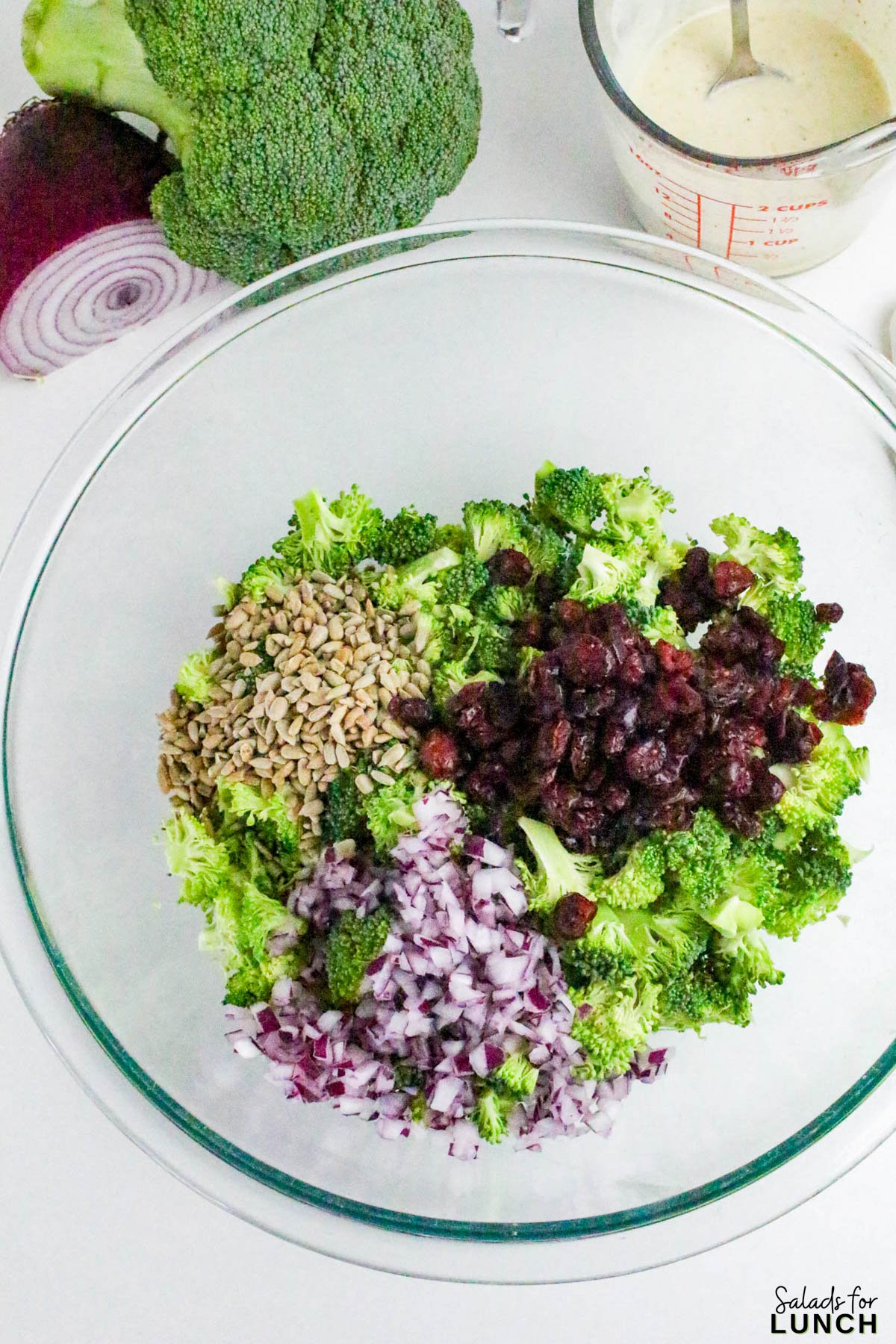 No Mayo Creamy Broccoli Salad Recipe 7 - If you’re looking for a fresh, crunchy, and creamy side dish that doesn’t rely on mayo, this Healthy Broccoli Salad without Mayo is about to become your new go-to. It’s light, tangy, and full of flavor — a refreshing twist on the classic potluck favorite. The secret? A Greek yogurt dressing that brings all the creaminess you crave, without the heaviness of mayonnaise.