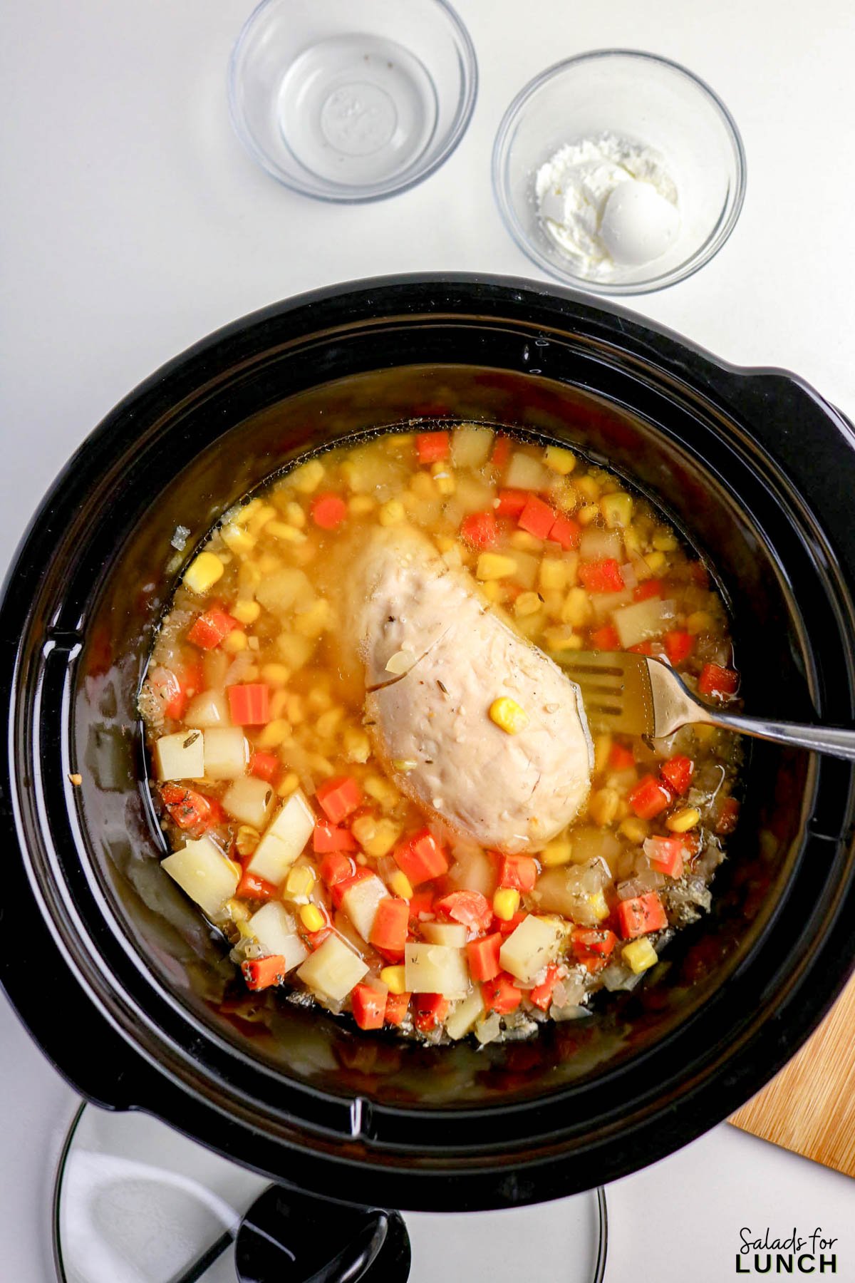 Easy Slow Cooker Creamy Chicken Corn Chowder - Chicken Corn Chowder Recipe 5 Chicken Corn Chowder Recipe 5 - This easy slow cooker chicken corn chowder is rich, thick, and is truly the definition of a hug in a bowl. With almost zero hands-on effort, you can set your crockpot chicken corn soup in the morning and come home to a ready-made dinner that everyone will adore. Forget the takeout menus; this simple, satisfying meal is about to become your family's favorite.