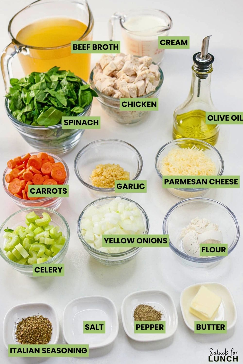 Chicken Florentine Ingredients - When you’re craving something creamy, cozy, and packed with fresh ingredients, this Chicken Florentine Soup hits the spot in the best way. It’s the kind of warm bowl that feels right at home during crisp autumn evenings or chilly winter nights when you just want something comforting without spending hours in the kitchen. This recipe comes together fast, tastes amazing, and fills your home with the kind of aroma that makes everyone wander into the kitchen asking when dinner is ready.