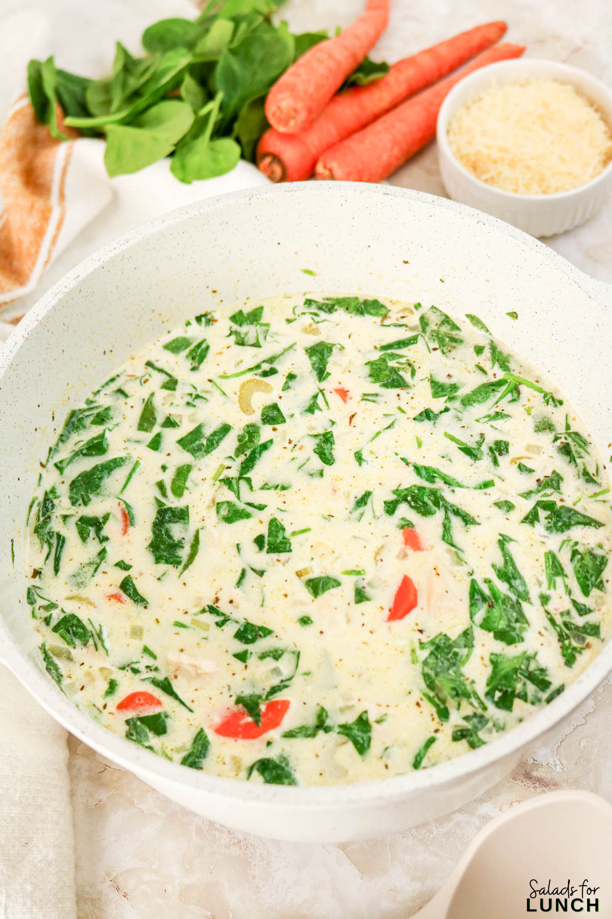 Chicken Florentine Soup Recipe 10 - When you’re craving something creamy, cozy, and packed with fresh ingredients, this Chicken Florentine Soup hits the spot in the best way. It’s the kind of warm bowl that feels right at home during crisp autumn evenings or chilly winter nights when you just want something comforting without spending hours in the kitchen. This recipe comes together fast, tastes amazing, and fills your home with the kind of aroma that makes everyone wander into the kitchen asking when dinner is ready.