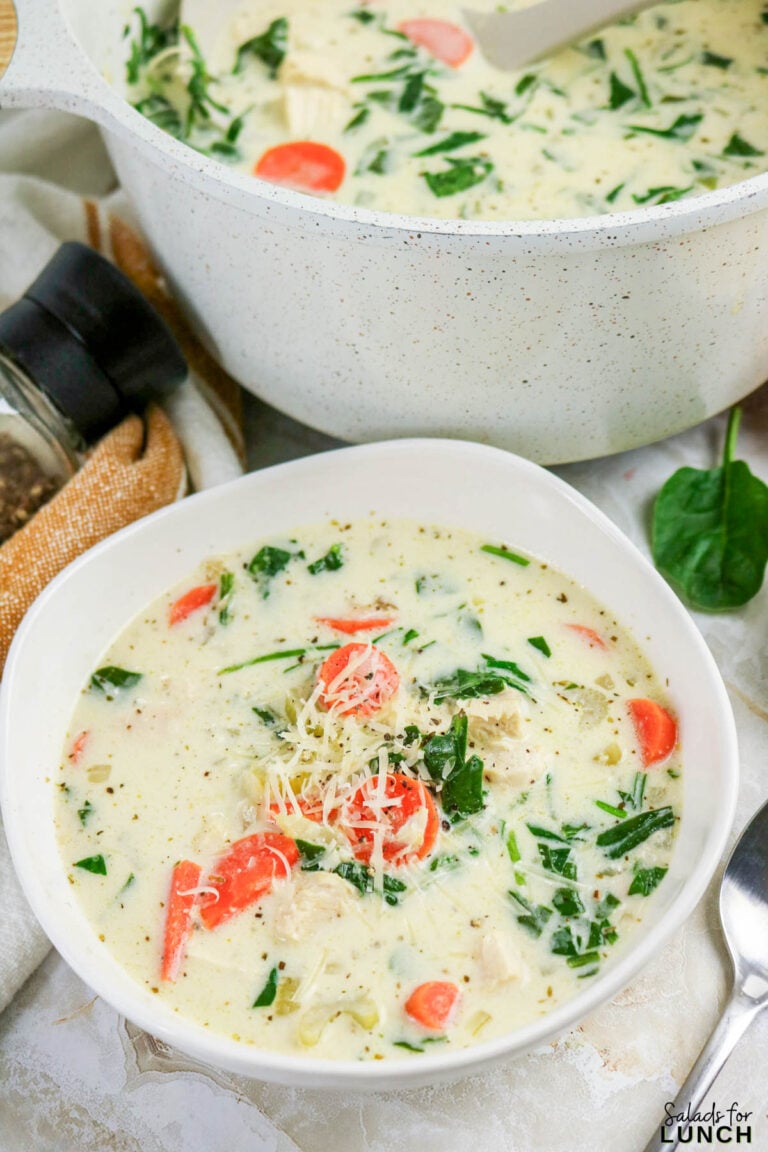 Creamy Chicken Florentine Soup
