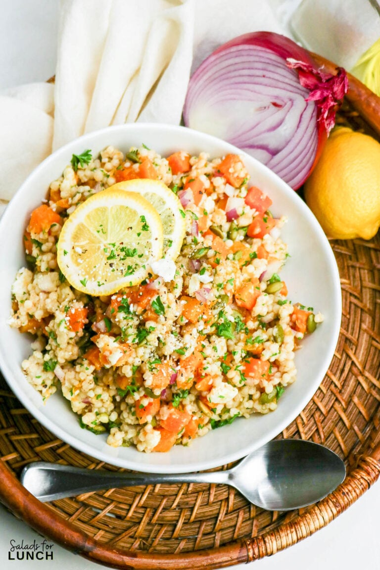 Easy & Healthy Pumpkin Couscous Salad for Fall Meal Prep