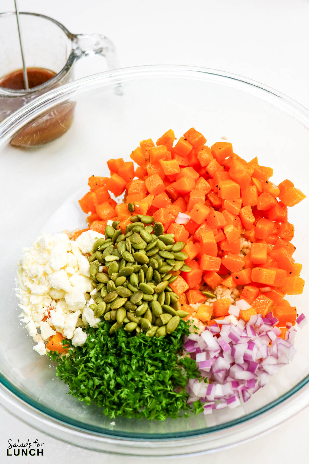 Pumpkin Couscous Salad Recipe 7 - This Roasted Pumpkin Couscous Salad is one of those recipes that feels both cozy and fresh at the same time. This salad features tender roasted pumpkin, fluffy couscous, fresh herbs, and a lightly sweet lemon-honey dressing that comes together in a way that fits right into fall and winter menus. It works beautifully as a side dish, though it can easily pass for a light main when lunchtime rolls around.