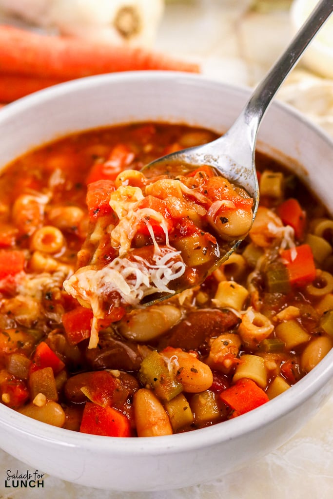 Stovetop Italian Pasta Fagioli Soup