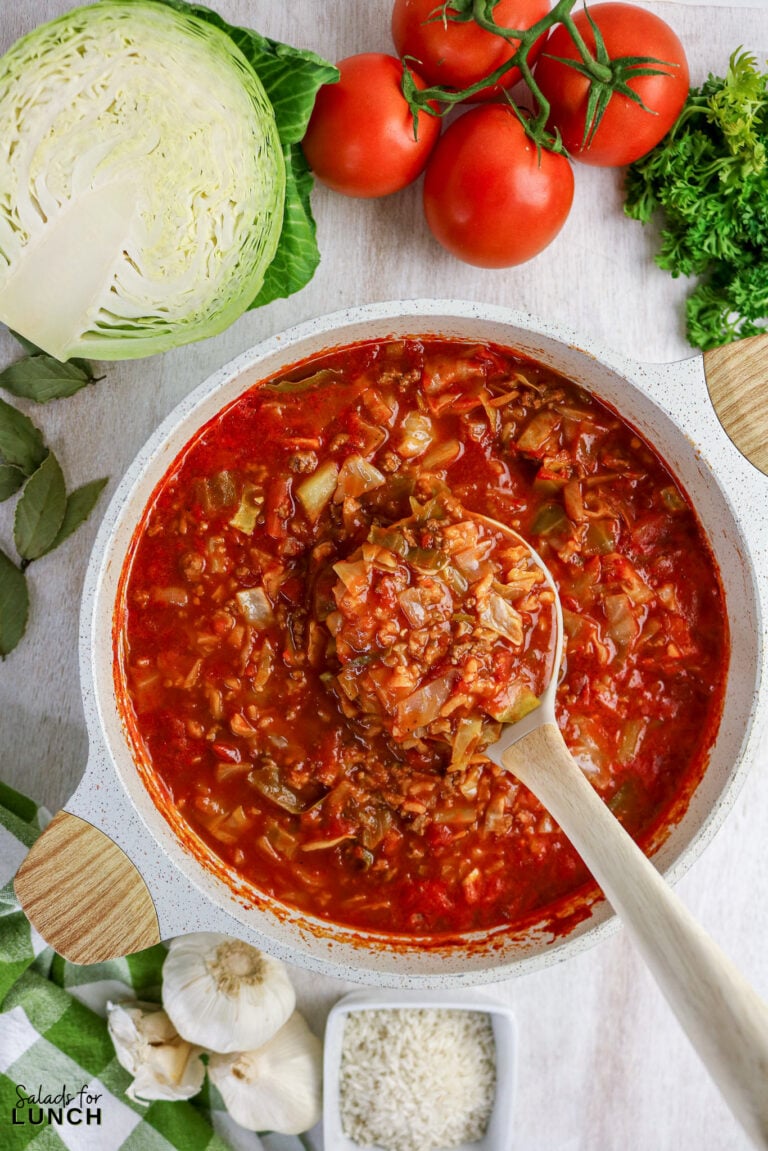 Stovetop Cabbage Roll Soup