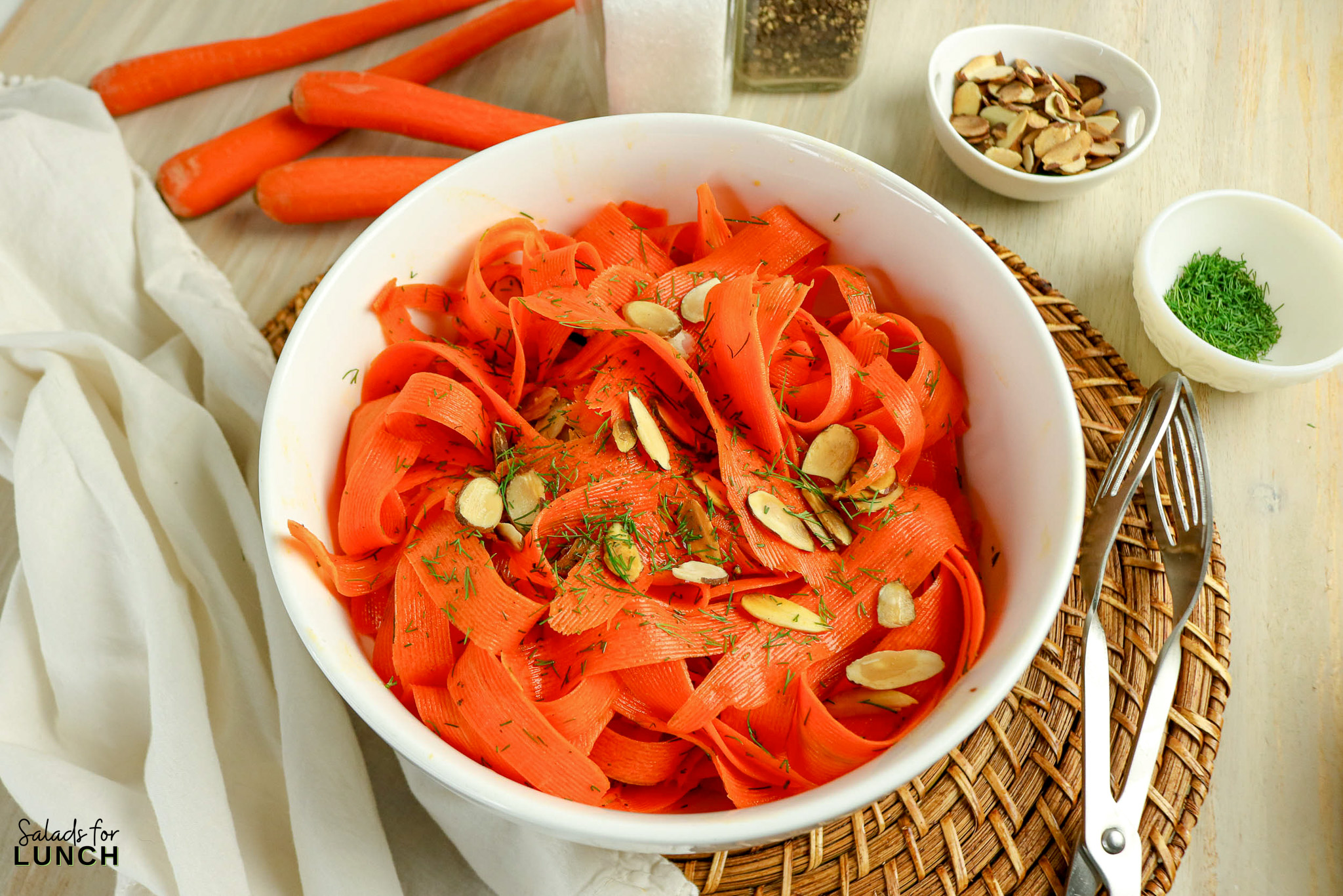 Carrot Ribbon Salad (Fresh & Crunchy Carrot Salad for Spring) - Carrot Ribbon Salad Recipe 21 Carrot Ribbon Salad Recipe 21 - If you’re looking for a fresh, colorful side that comes together in minutes, this Carrot Ribbon Salad is about to be your new go-to. Thinly shaved carrots tossed in a light lemon-honey dressing create the perfect balance of crisp texture and bright flavor. It’s simple, beautiful, and exactly the kind of salad that makes everyday meals feel a little more special.