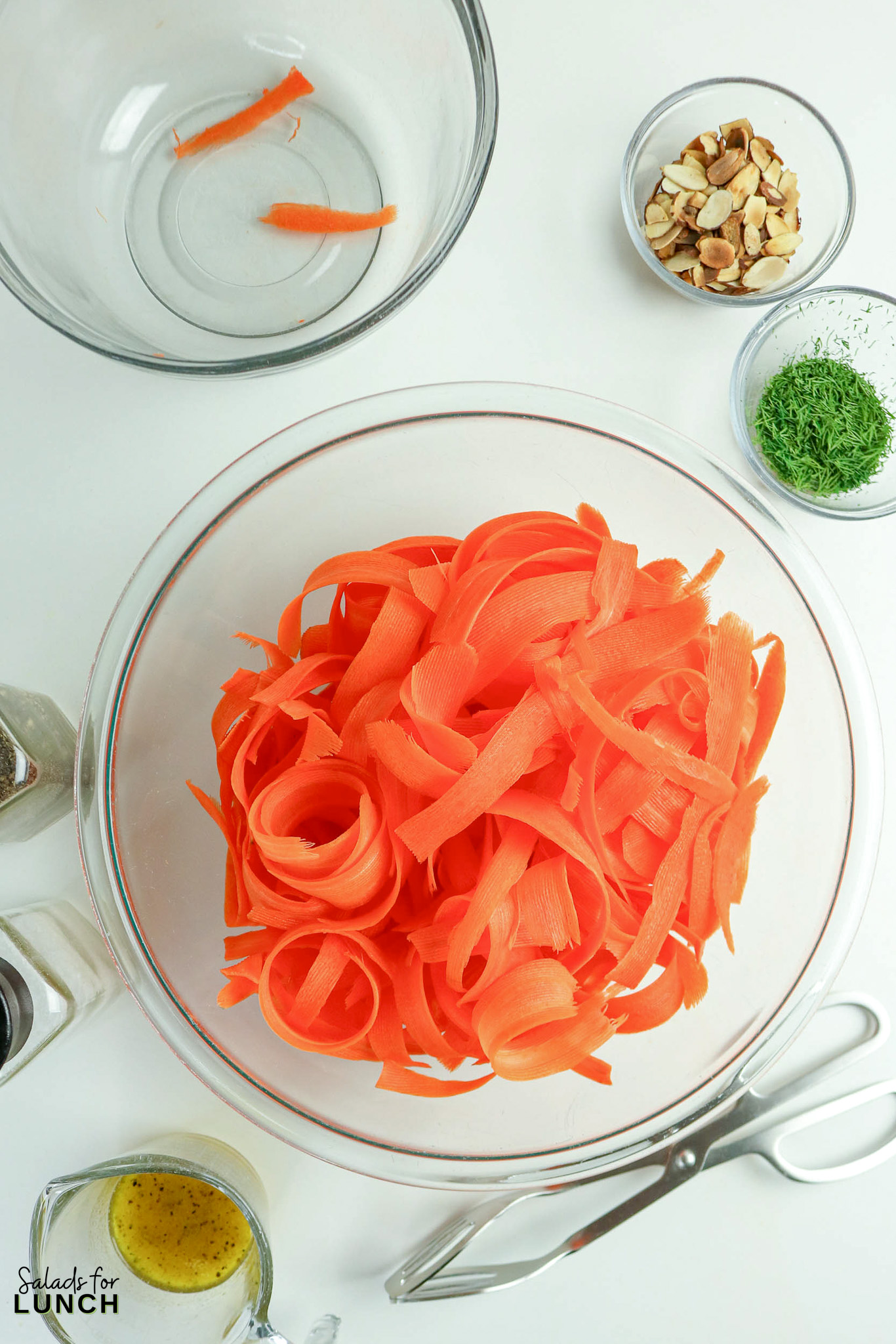 Carrot Ribbon Example Carrot Ribbon Salad (Fresh & Crunchy Carrot Salad for Spring)