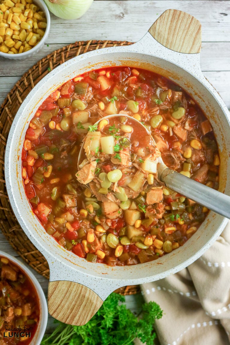 Easy One Pot Brunswick Stew (Hearty Southern Chicken and Pork Stew)