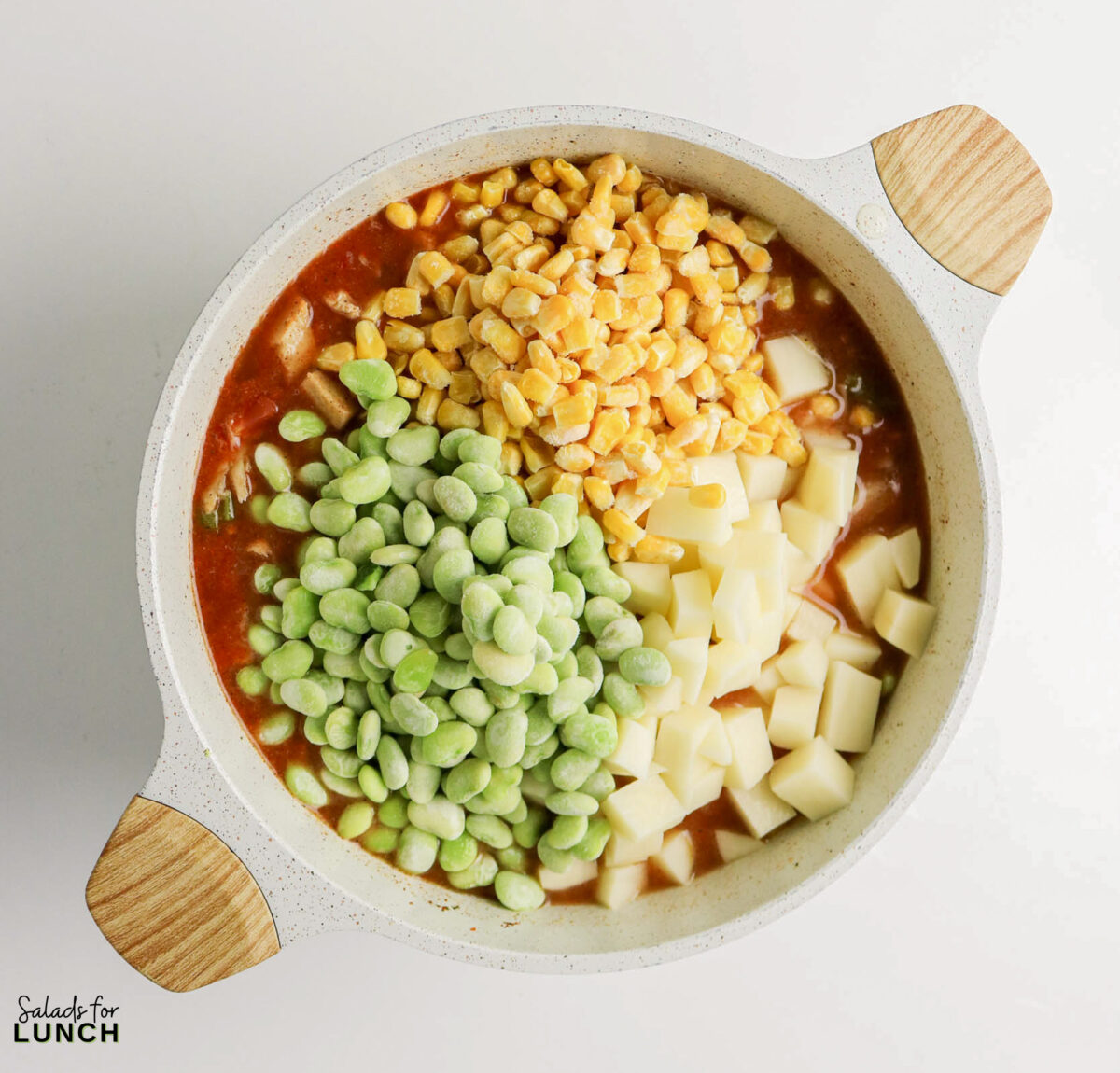 Brunswick Stew Recipe 23 - Learn how to make easy Brunswick stew with chicken and pulled pork. This hearty Southern Brunswick stew recipe is a simple one-pot meal with vegetables and rich tomato broth.