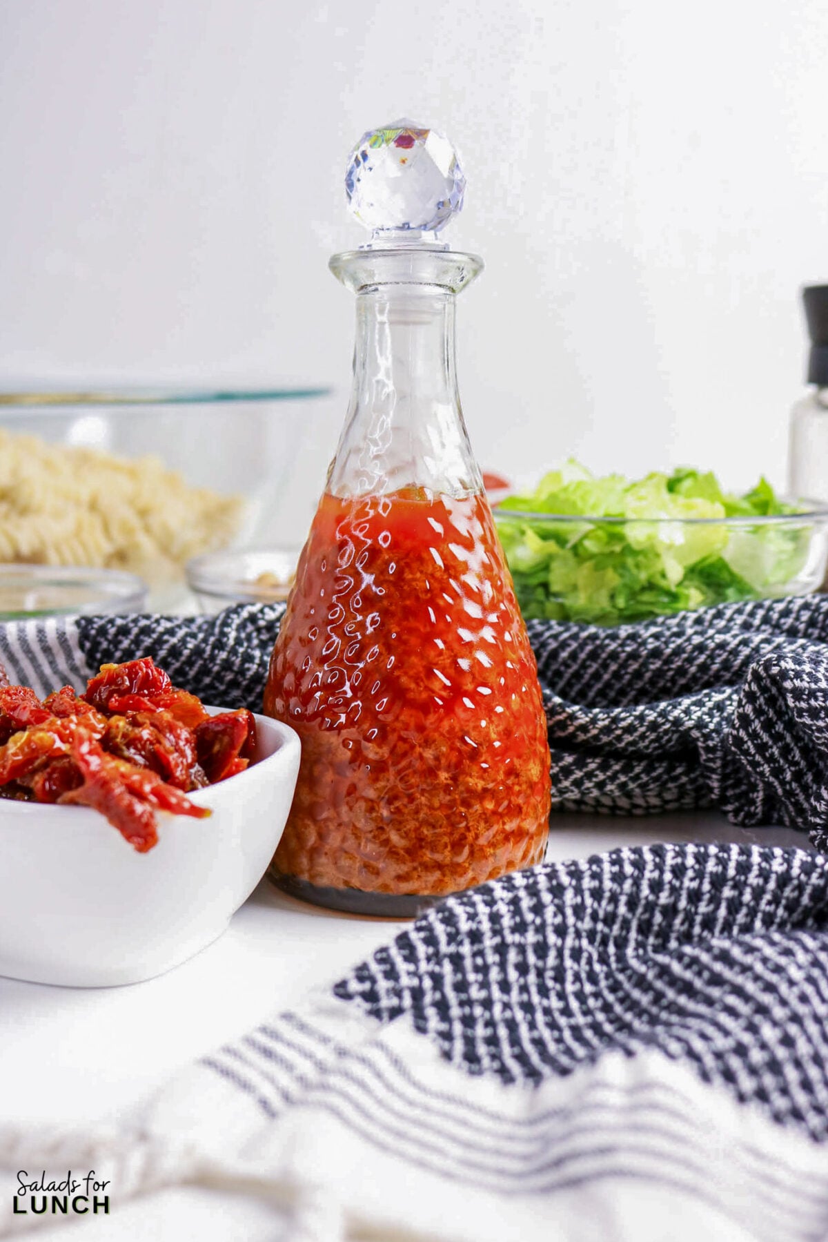 red sweet salad dressing Raspberry Vinaigrette